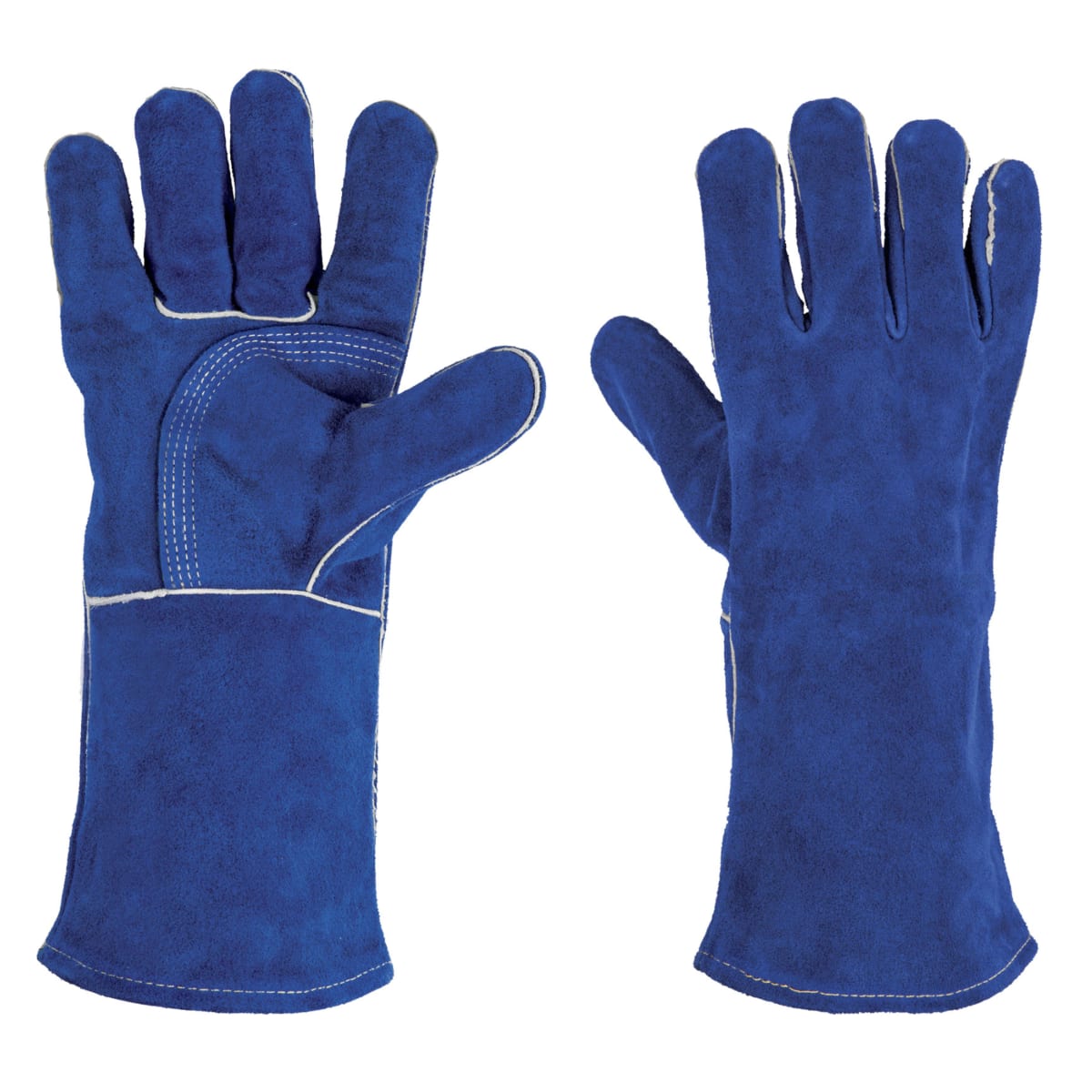 Guantes reforzadas para soldador, color azul - TRUPER1