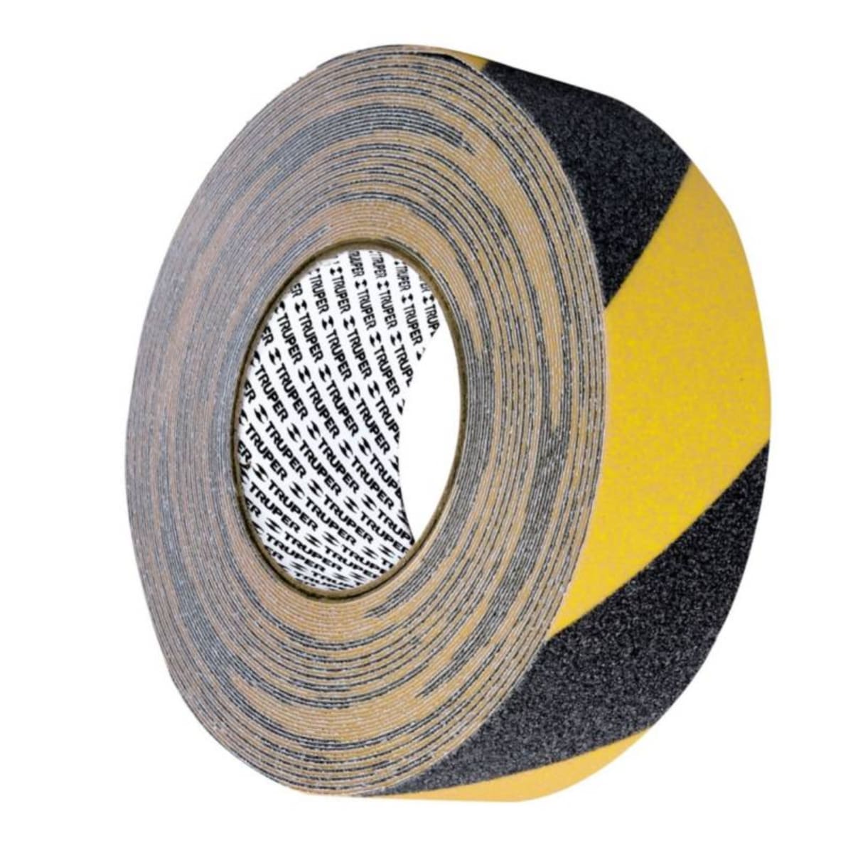 Rollo 18 m de cinta antiderrapante ama/negra 50mm c/abrasivo1