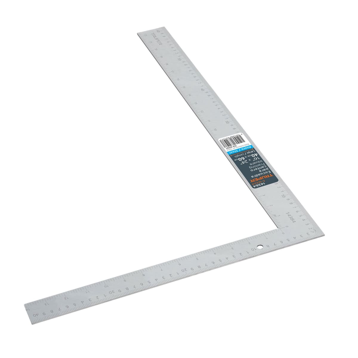 Escuadra Profesional de Acero 16x24 cm- Truper1