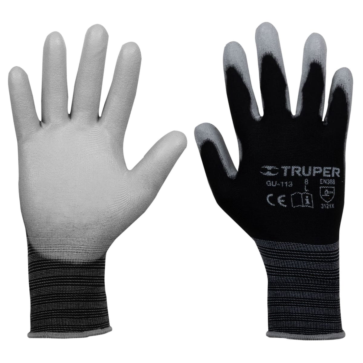 Guantes de nylon puliuretano talla M  - Truper1