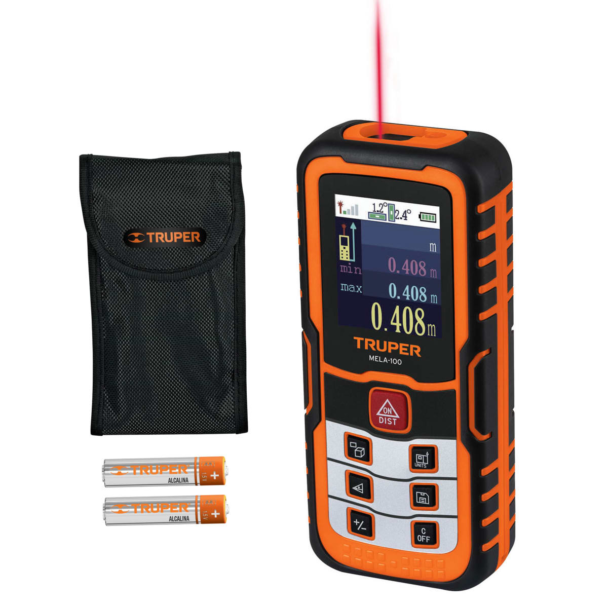 MEDIDOR DE DISTANCIA LASER 100 M TRUPER DISTANCIOMETRO1