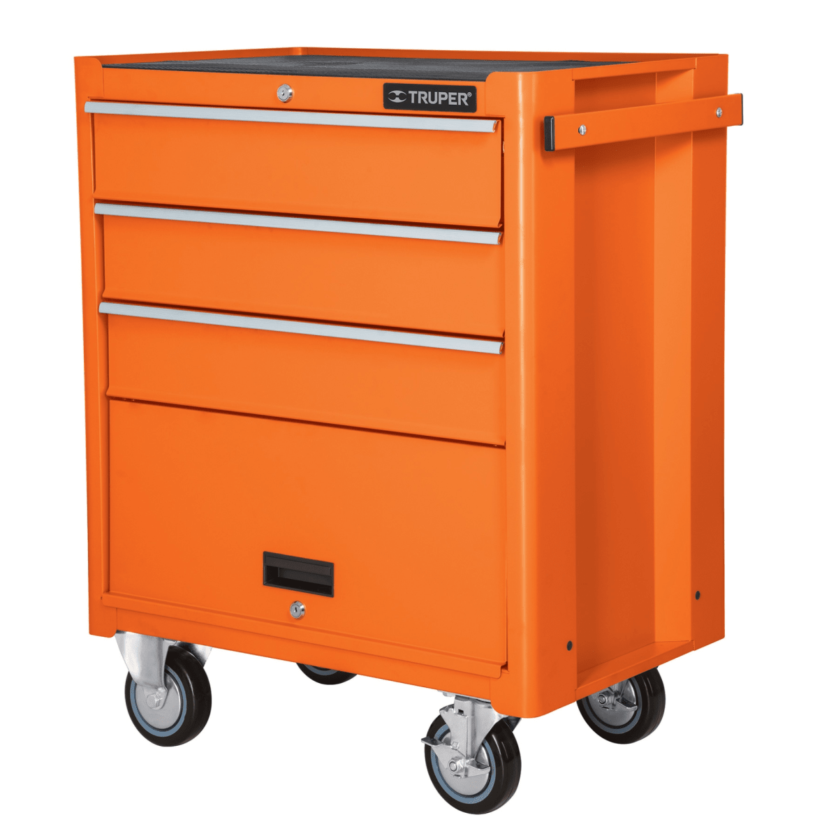 Gabinete metálico móvil, 4 cajones, capacidad 90 kg, Truper1