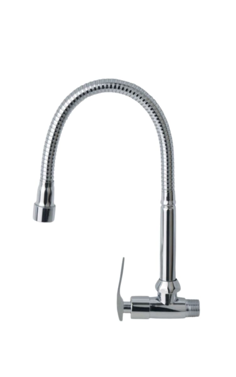 Llave Caño corrugado flexible para pared cocina1