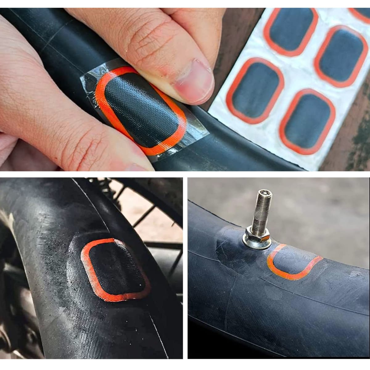 Parches para cámara de llantas 24pzs bicicleta motocicleta2