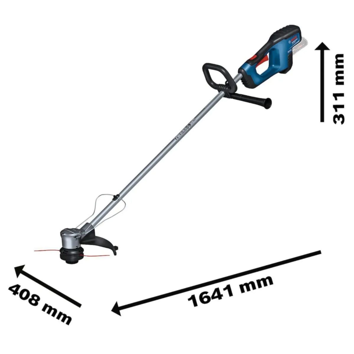 DESBROZADORA DESMALEZADORA INALAMBRICA BRUSHLESS, BATERIA 8A, GRT 18V-33 BOSCH2