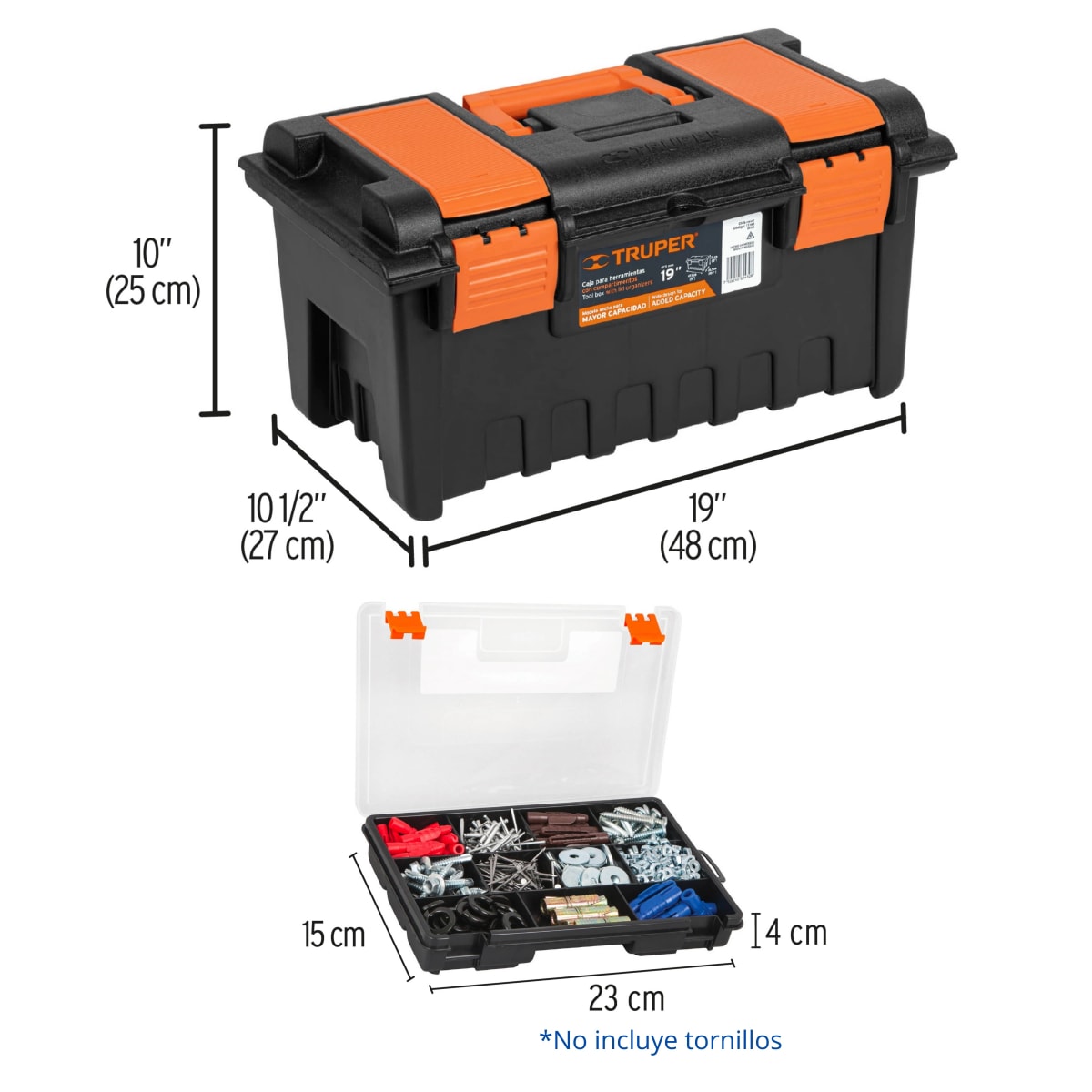 Juegos de herramientas 10 piezas, caja de herramientas Truper2