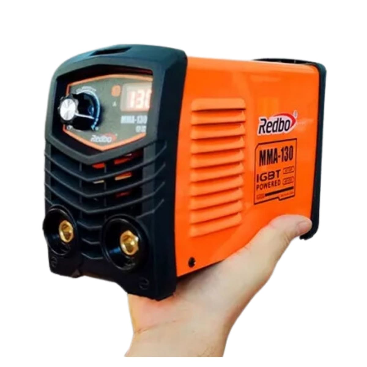 Soldadora portátil Maquina de soldar 130A 220V + careta Redbo2