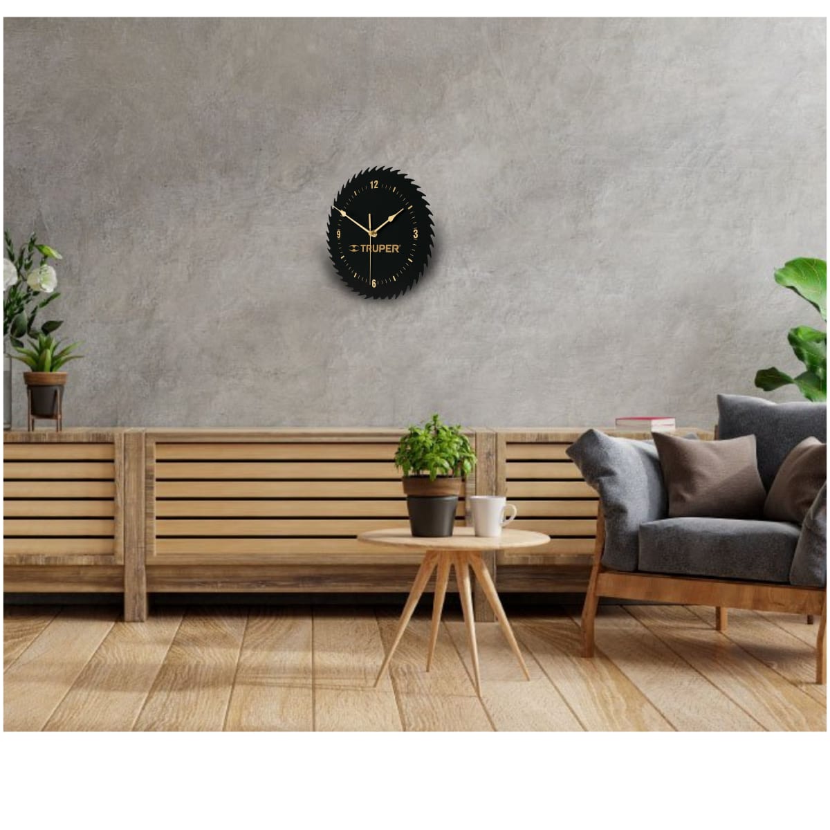 Reloj de pared analógico TRUPER6