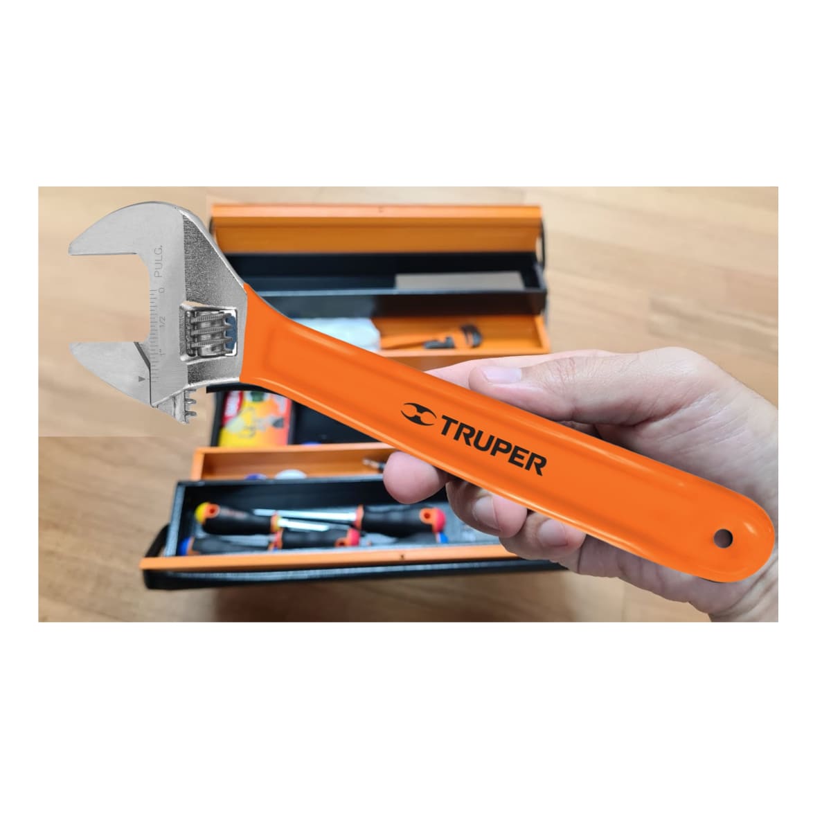 LLAVE FRANCESA 12 PULG, CROMADO PVC2