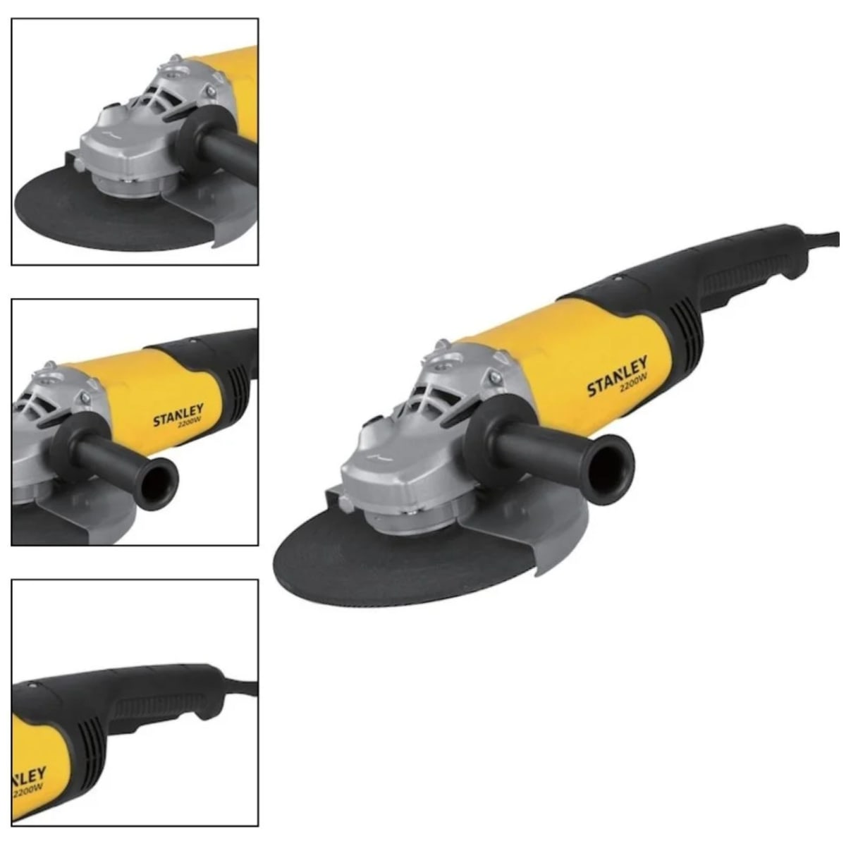 Amoladora Esmeril Angular 7 2200W industrial Stanley2
