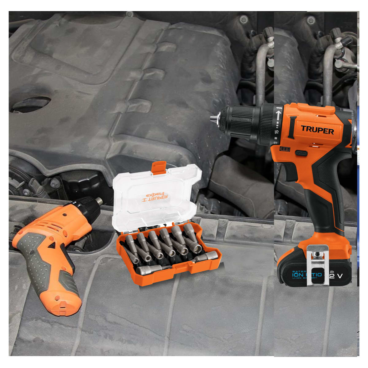 Juego dados magneticos para taladro 14 piezas - Truper Expert2