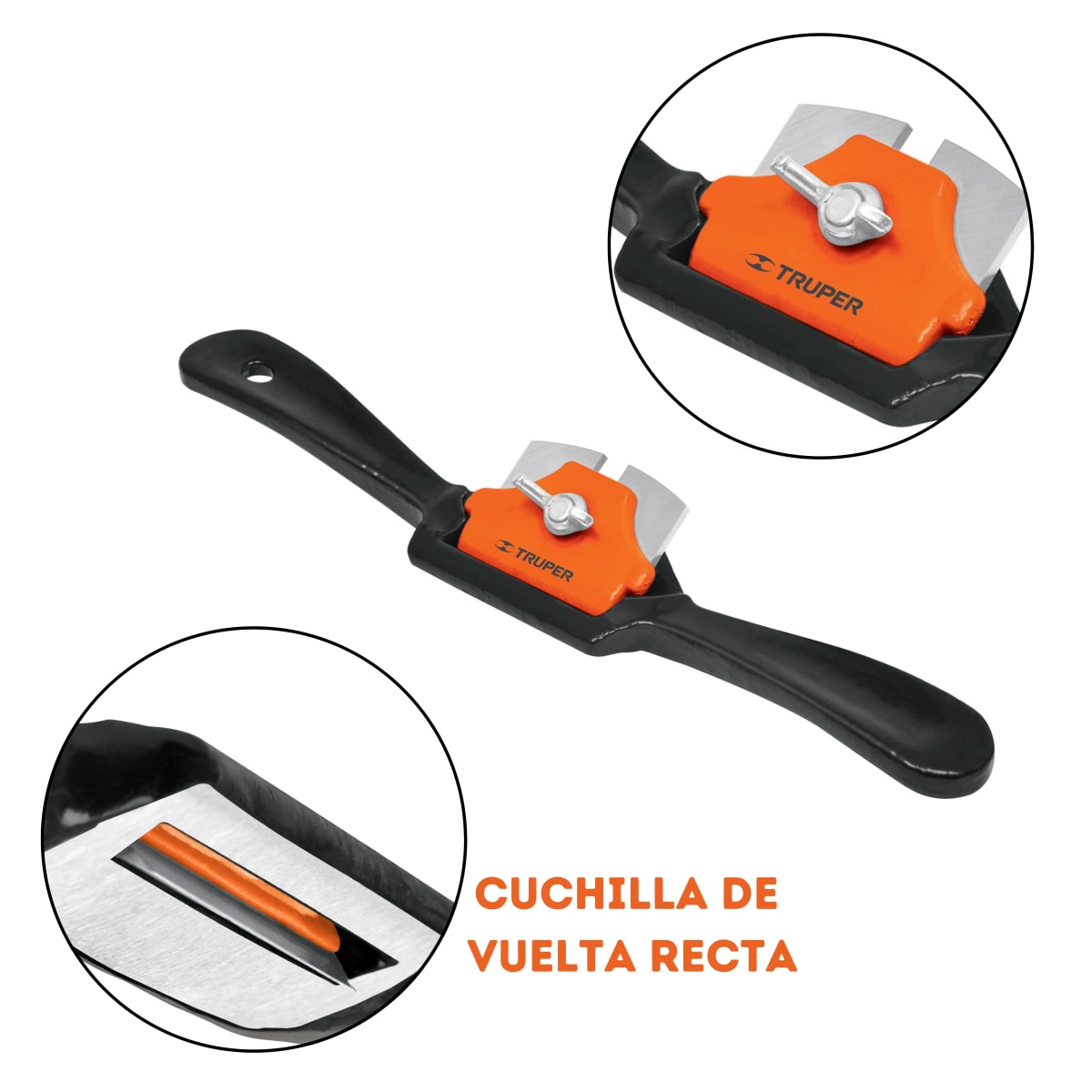 Cuchilla de vuelta RECTA cepillo de carpintero 9Pulg Truper2