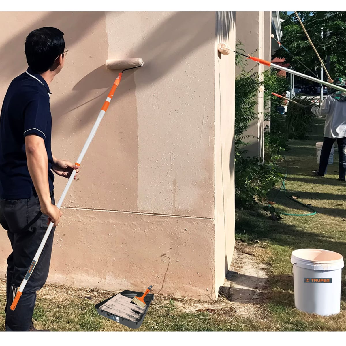 Rodillo para pintar, Extension Paint Roller Kit Completo -- TRUPER2