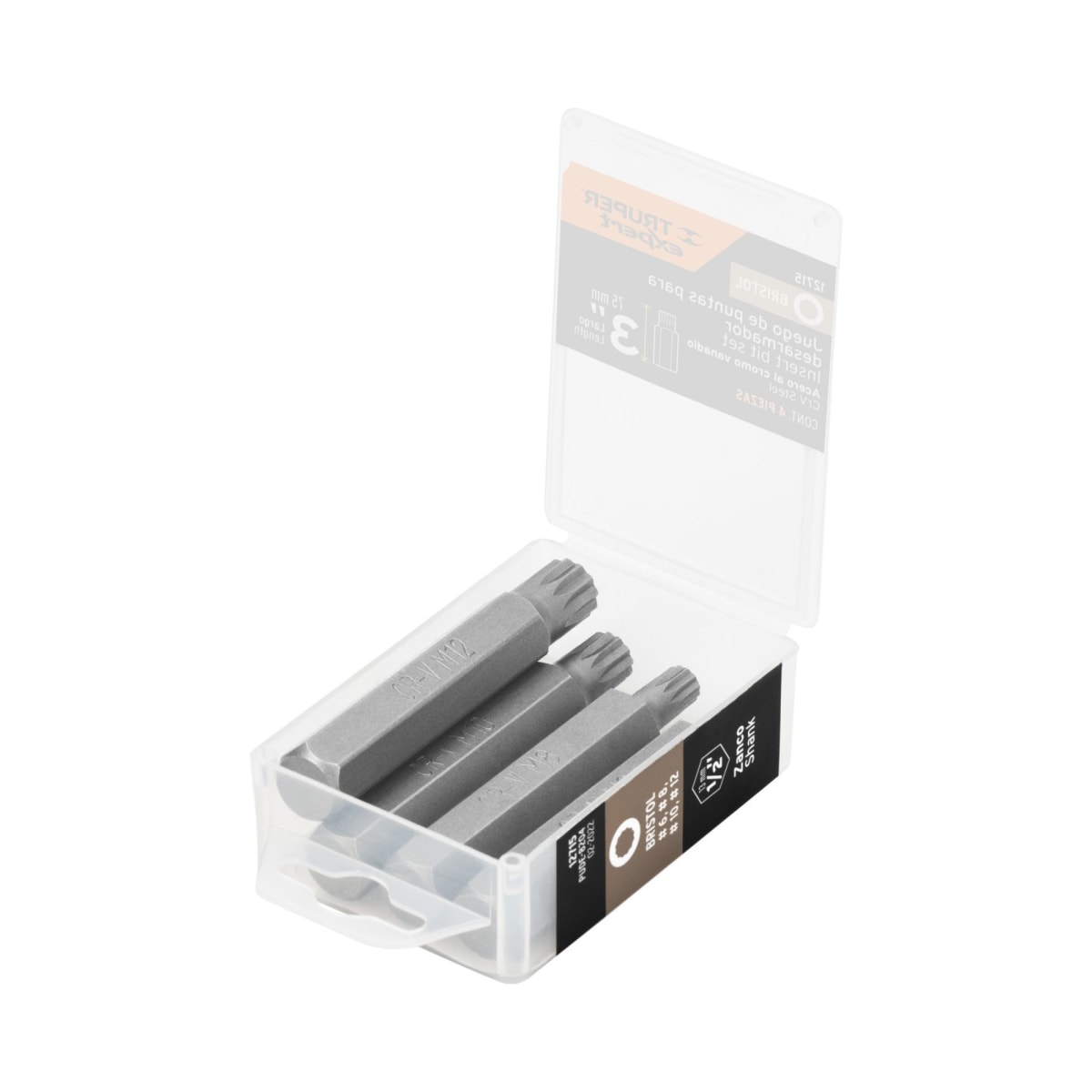 Juego de  puntas brístol 4 piezas largo 3