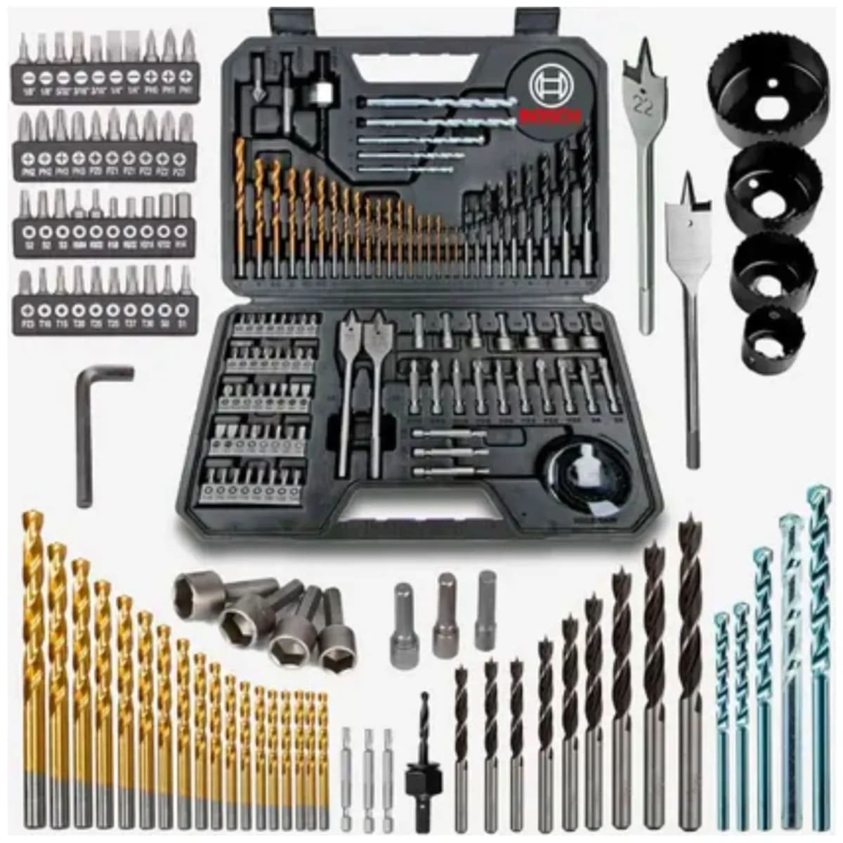 PUNTAS Y BROCAS PARA TALADRO, Set X-line 103 piezas2