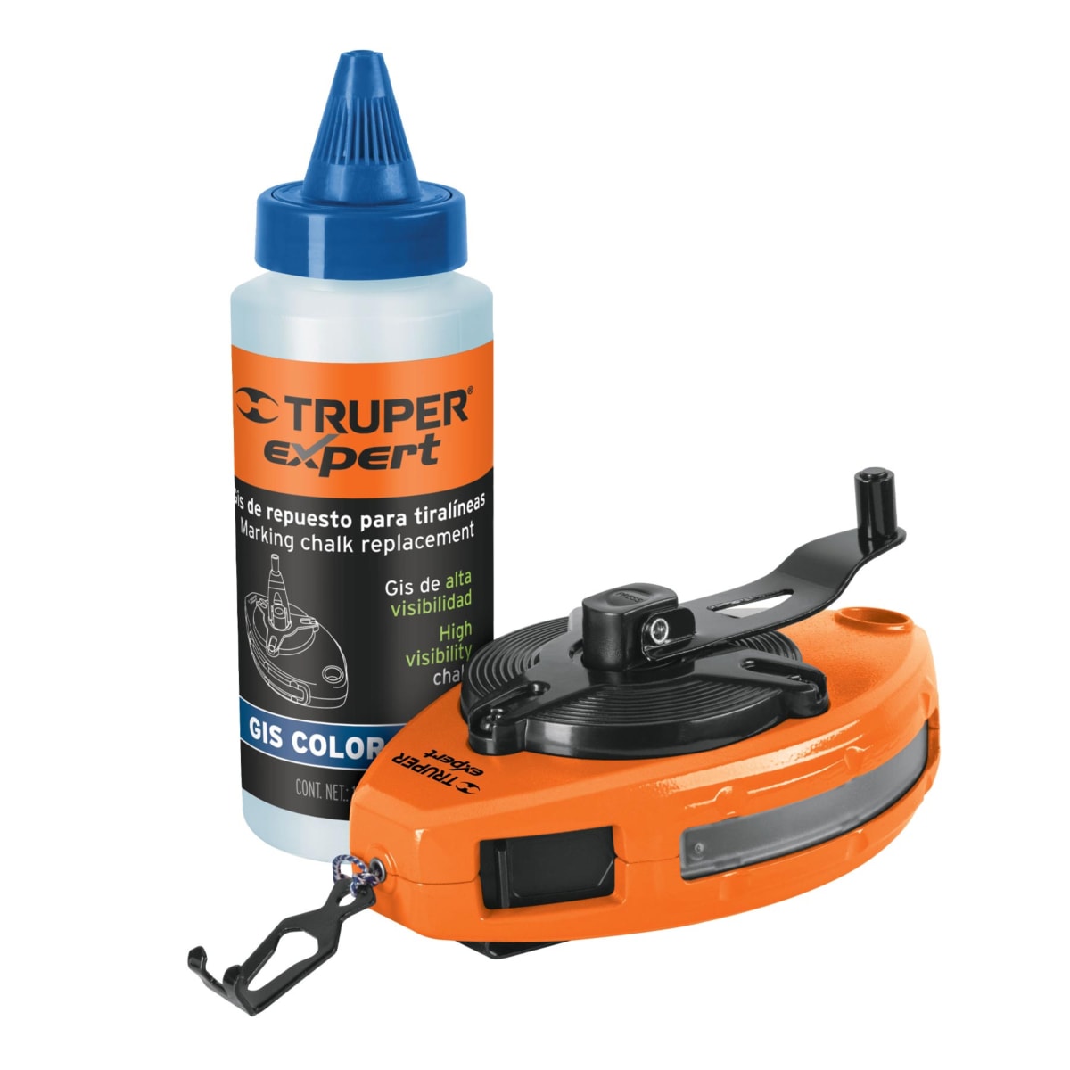 Tiralìneas 30m metàlico uso rudo, Truper Expert2