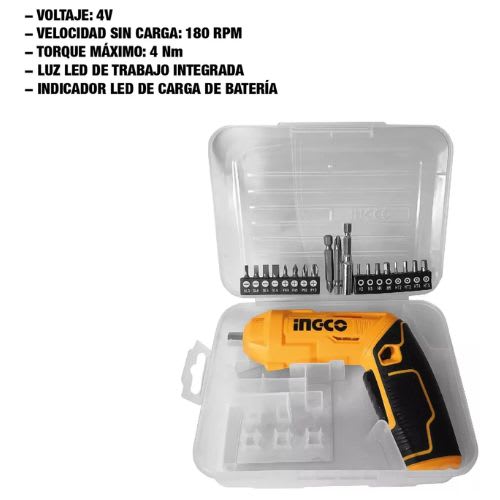 Destornillador atornillador inalámbrico + 18 puntillas magnetico2