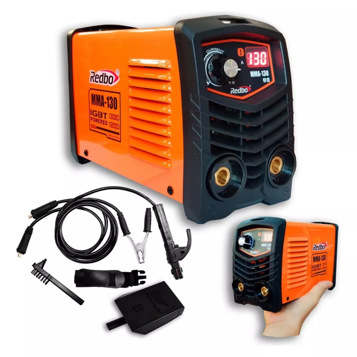 SOLDADORA REDBO MIG-120M + Mini soldador 130A 220V2