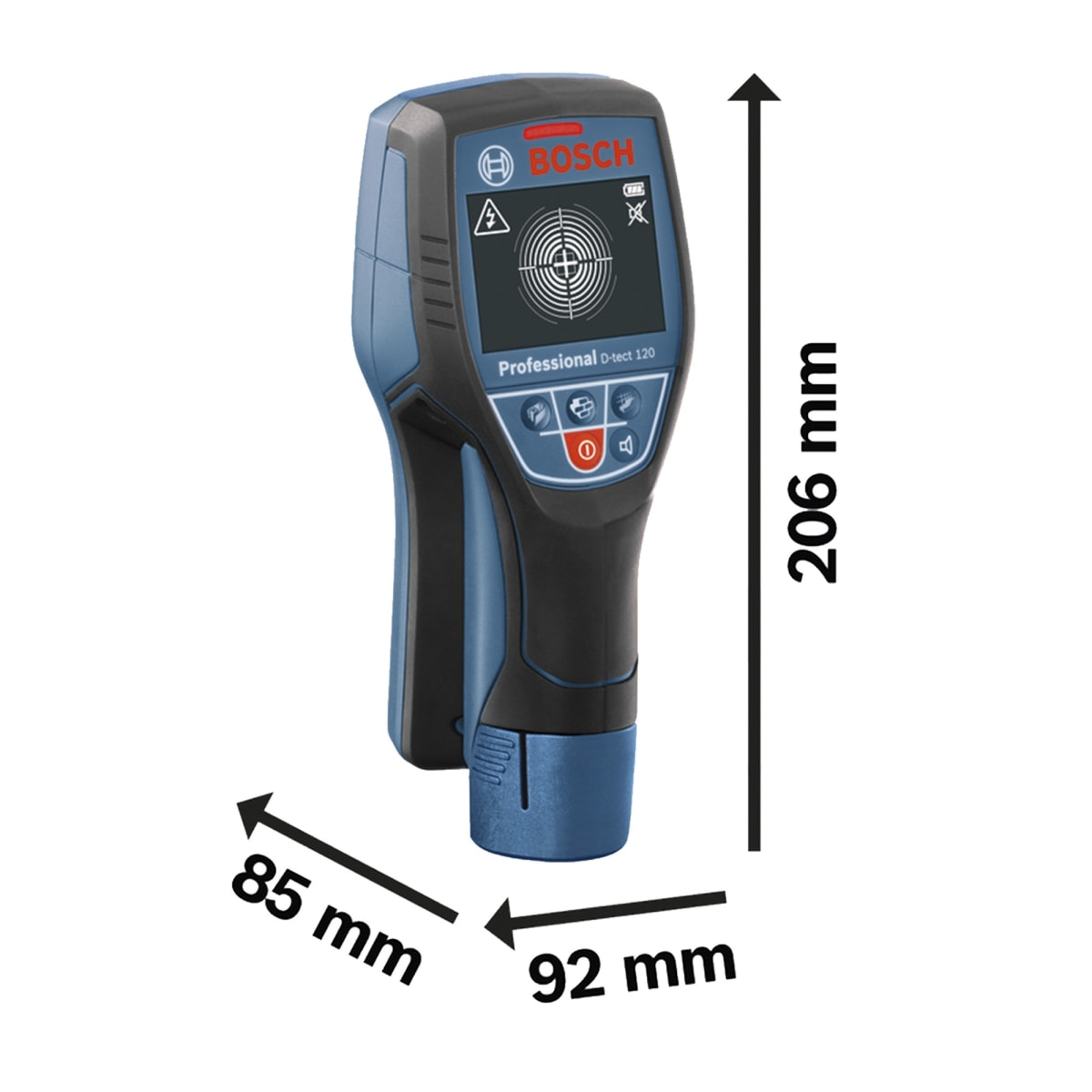 Detector de Metales Materiales 12V Bosch Profesional  D-Tect 1205