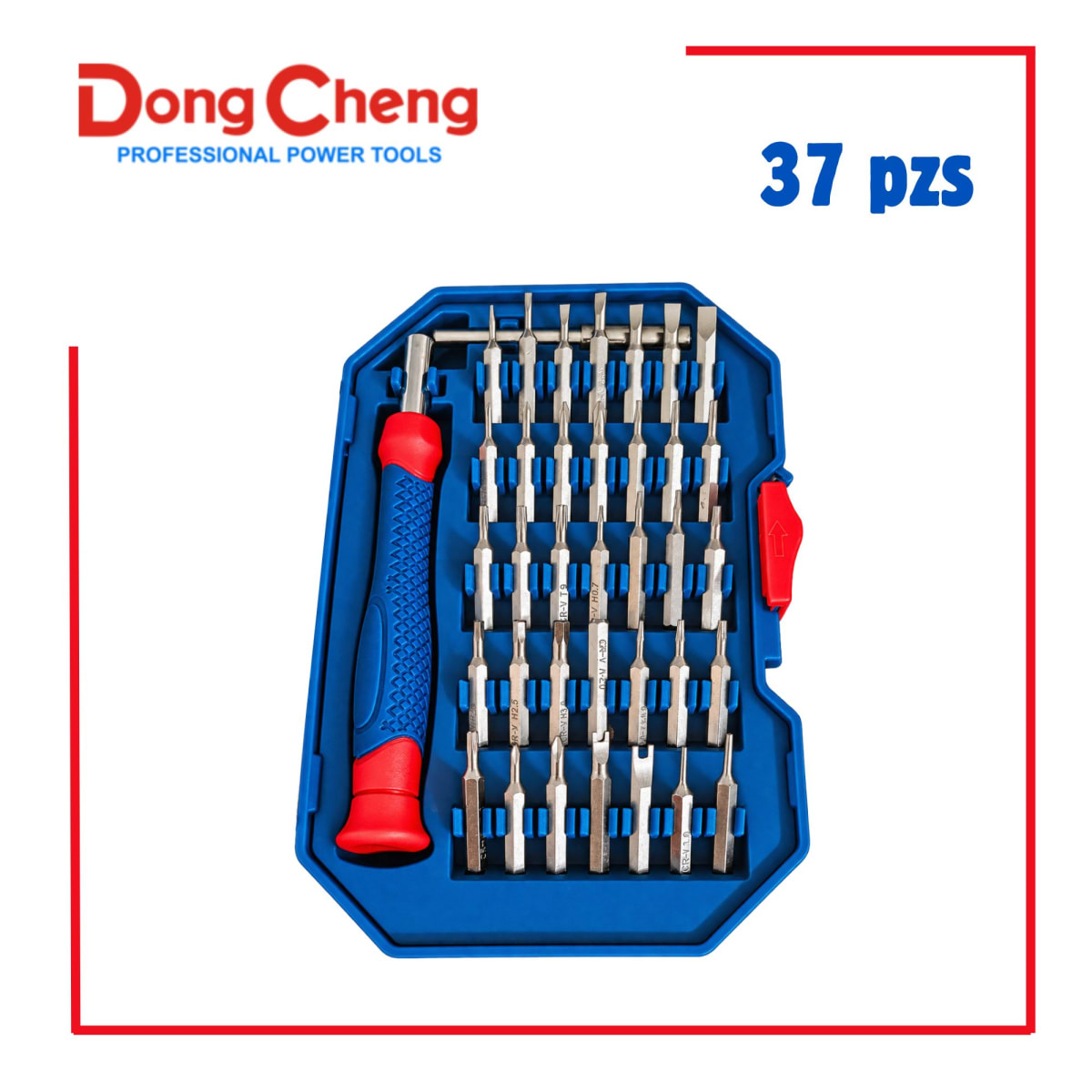 Set de Desarmadores de Precisión 37 Piezas con Puntas Intercambiables DongCheng D0925032