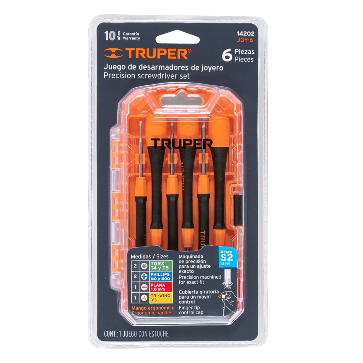 Juego de desarmadores precisión, desarmadores joyero 6 piezas, Truper2