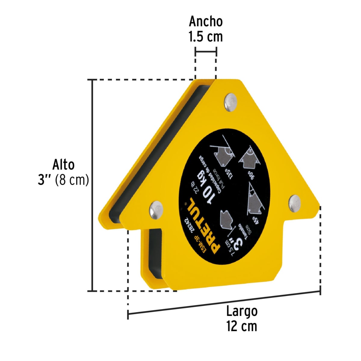 Escuadra magnética 3