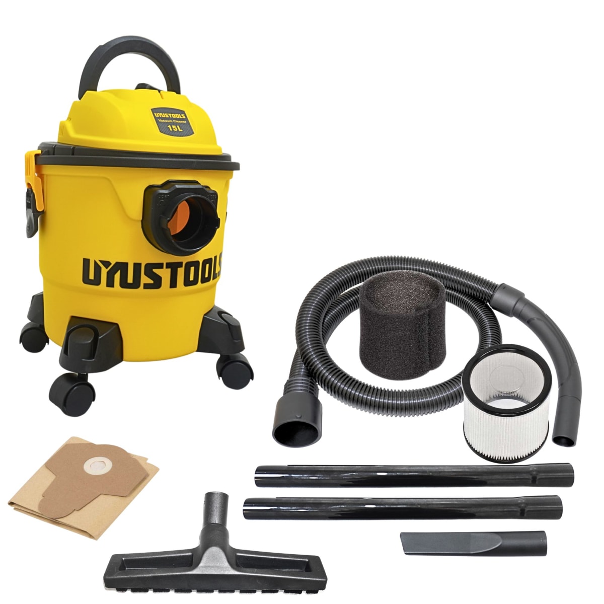 Aspiradora polvo liquido 15L - 1200W UYUSTOOLS Aspiradora polvo liquido 15L - 1200W2