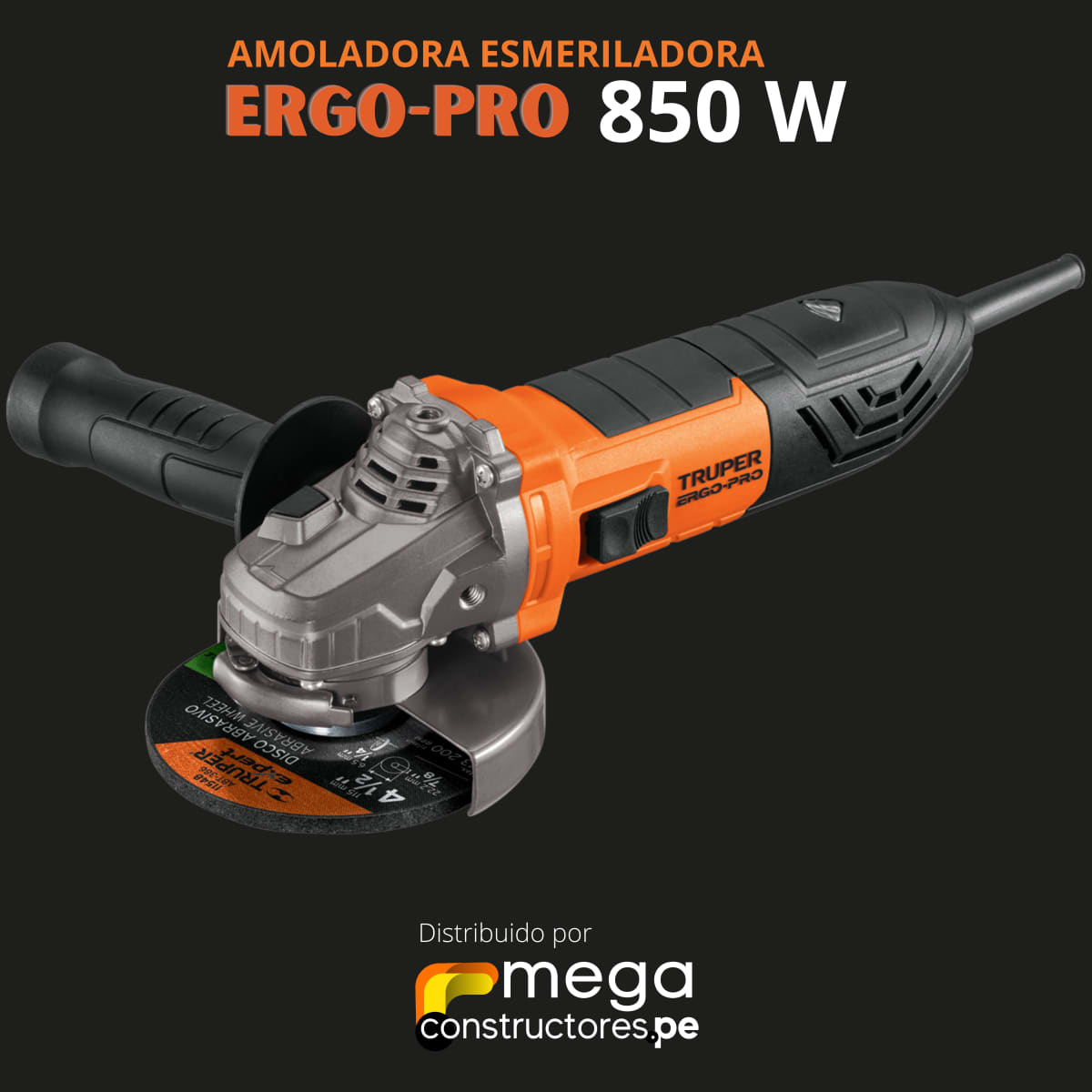 Amoladora Esmeril Angular Profesional 4 1/2