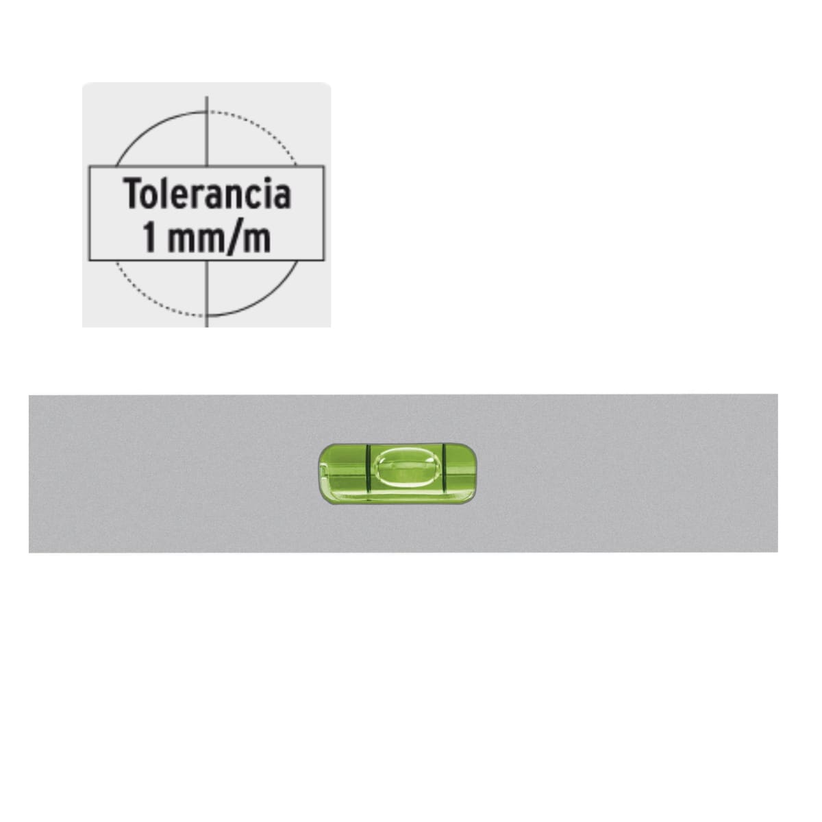 Nivel de 46cm cuerpo de aluminio con proteccion ABS2