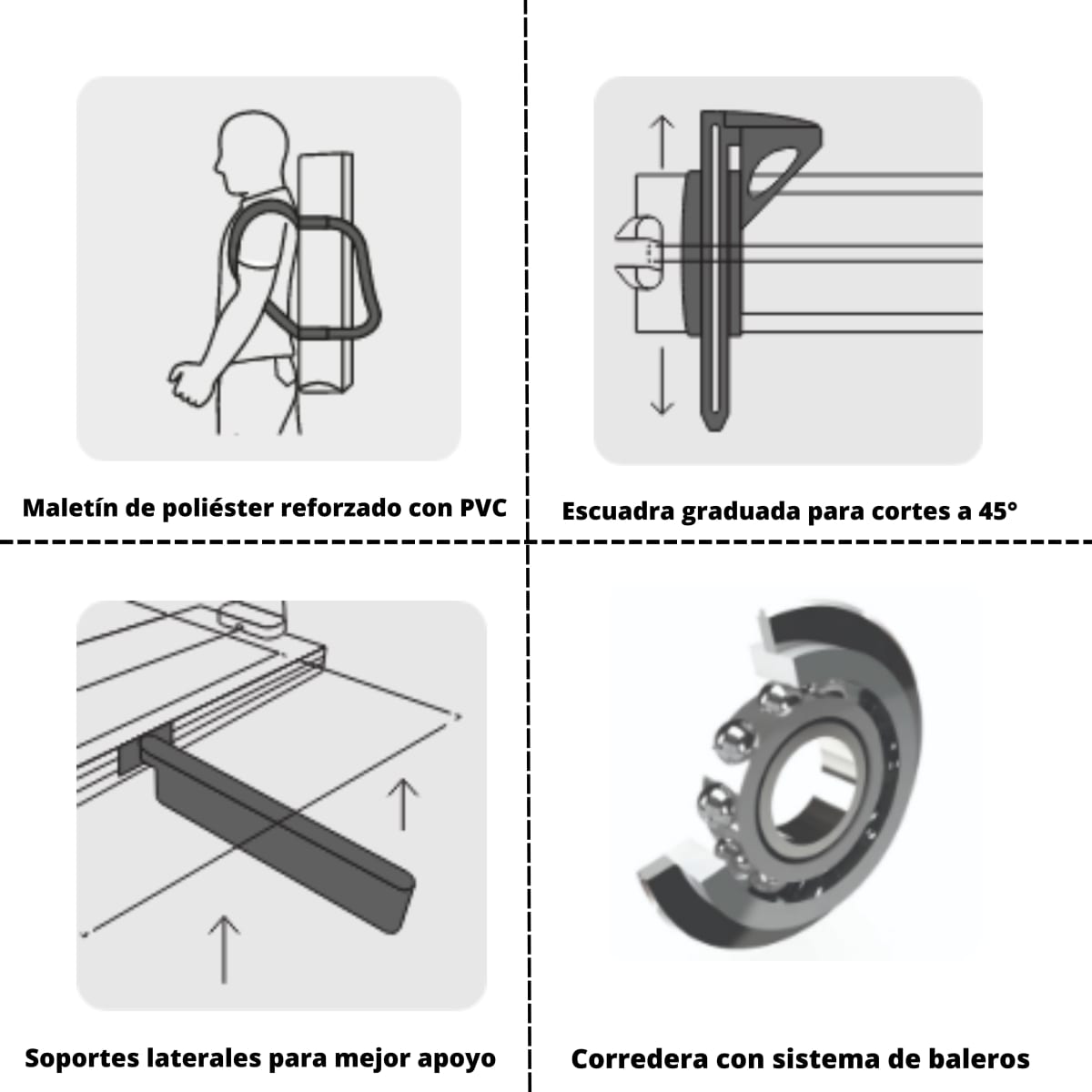 Cortapisos de porcelanato mayolica 120cm gran formato Truper expert2