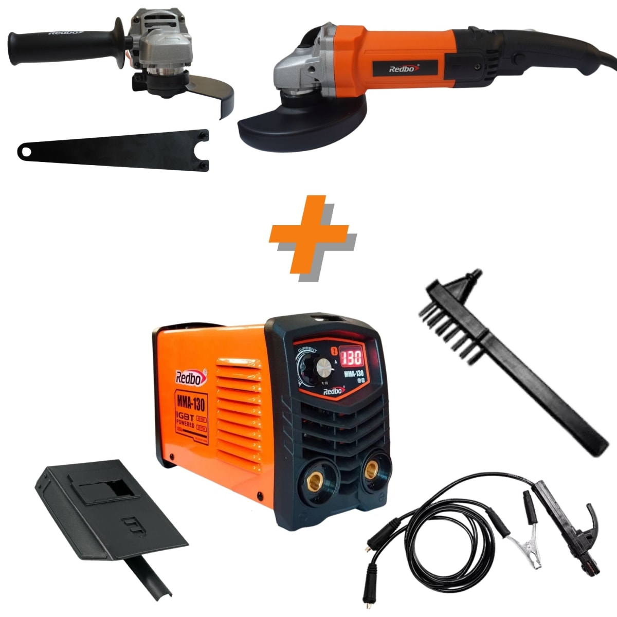 Amoladora angular industrial 1100W + Maquina de soldar 130A 220V2