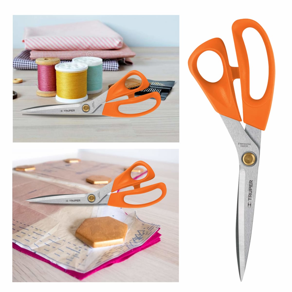 TIJERA DE COSTURA 10 PULG ACERO INOXIDABLE TRUPER2