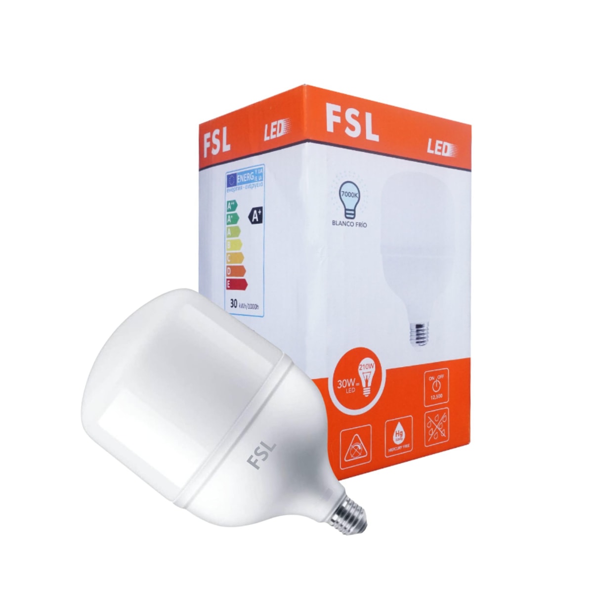 Foco led 30W POTENCIA luz blanco foco FSL PACK 3 UNIDADES2