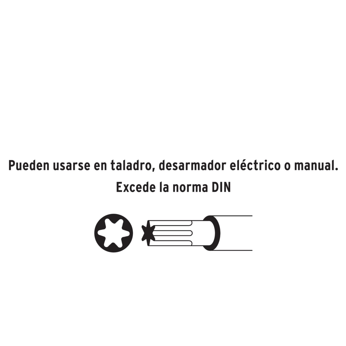 Juego de 7 puntas torx combinadas c/seguro largo 2 Truper2