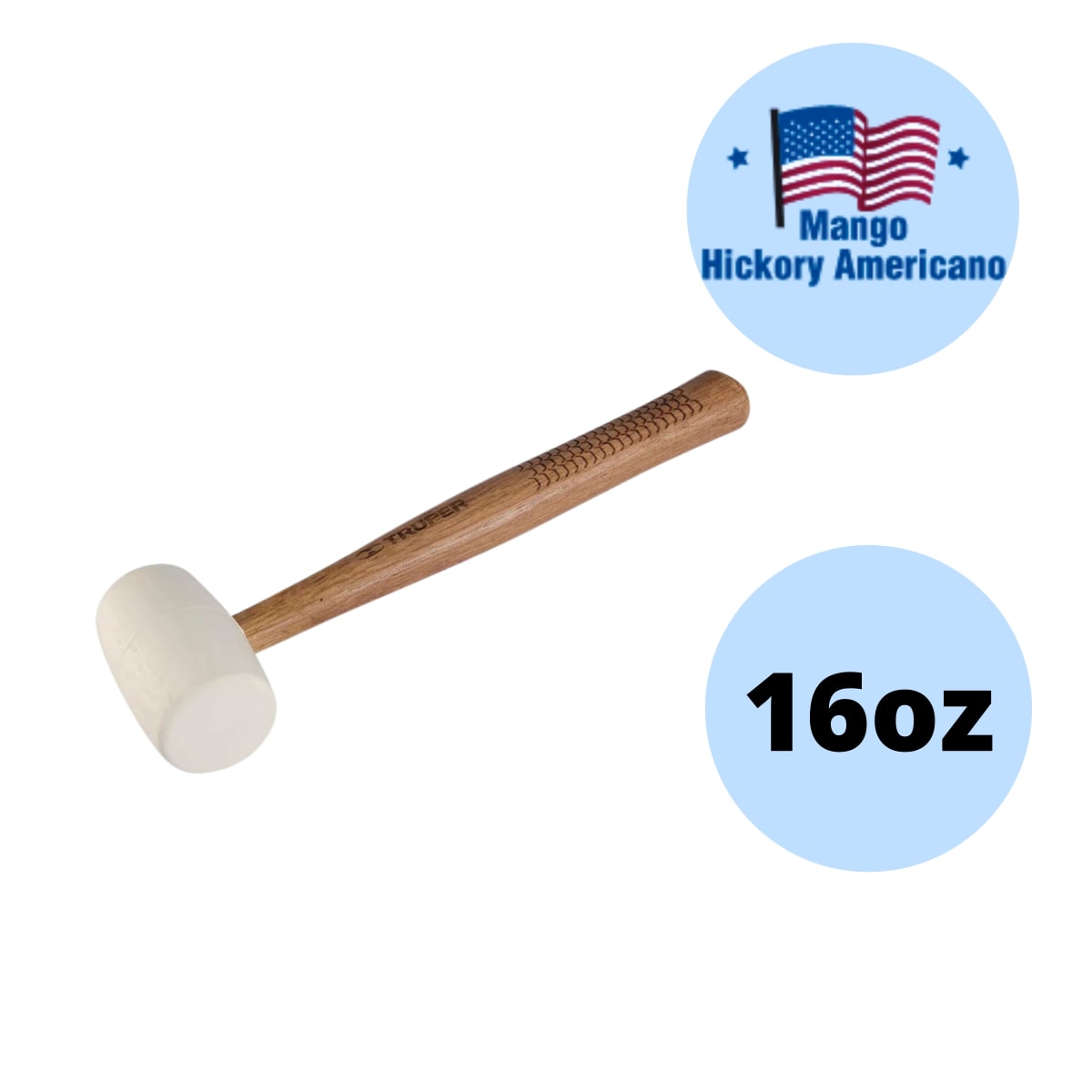 Martillo de goma 16 Oz truper2