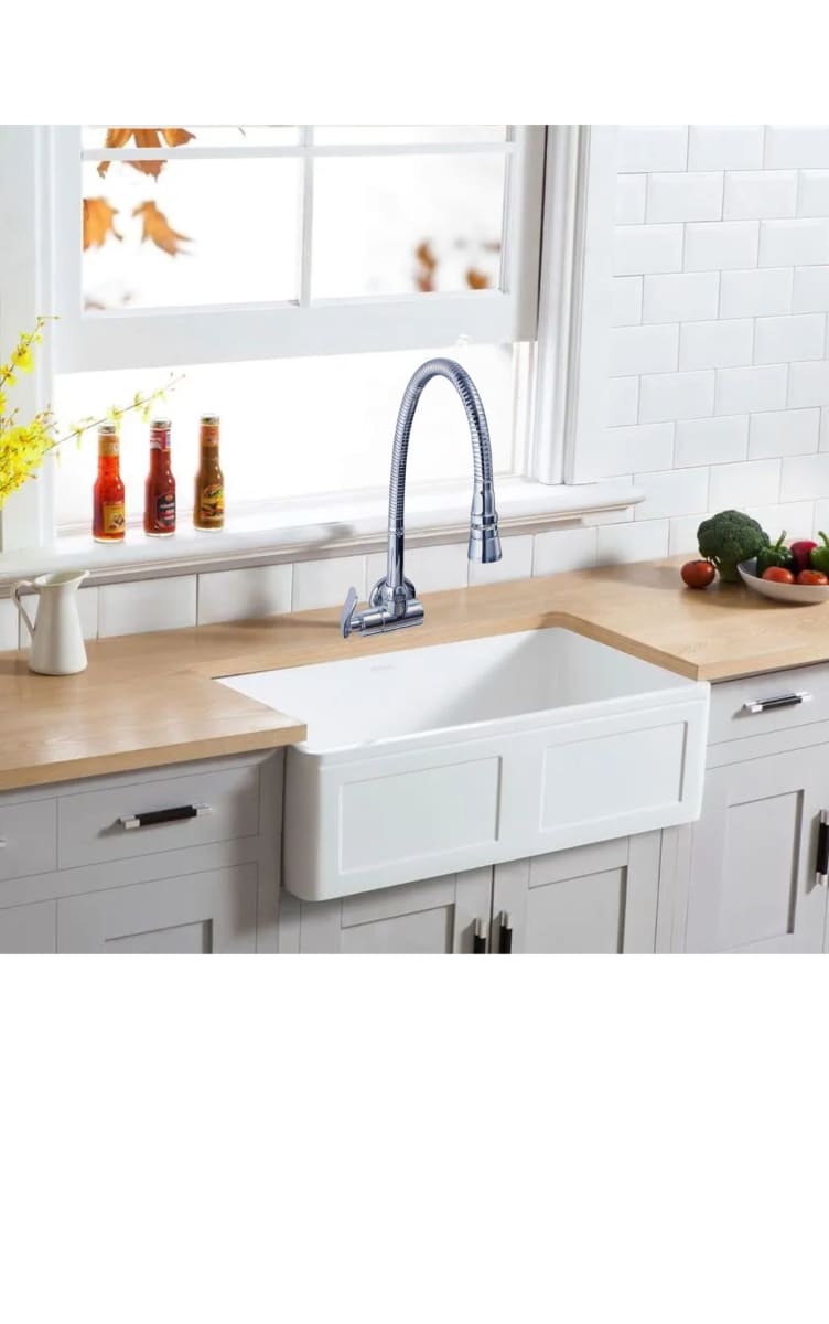 Llave Caño corrugado flexible para pared cocina3