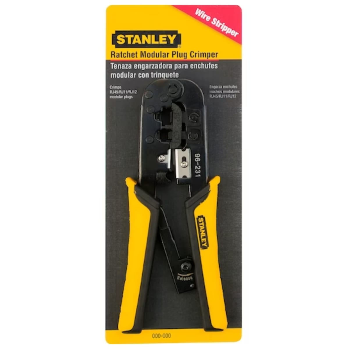 ALICATE PONCHADOR CRIMPING  RJ45, RJ11, RJ12 STANLEY3
