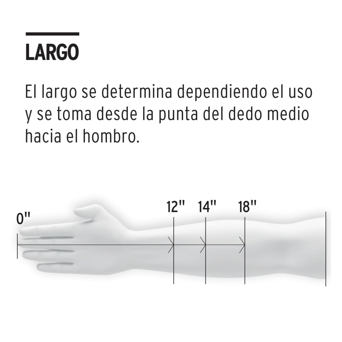 Guantes látex pintor puño largo 9 talla G - Truper3