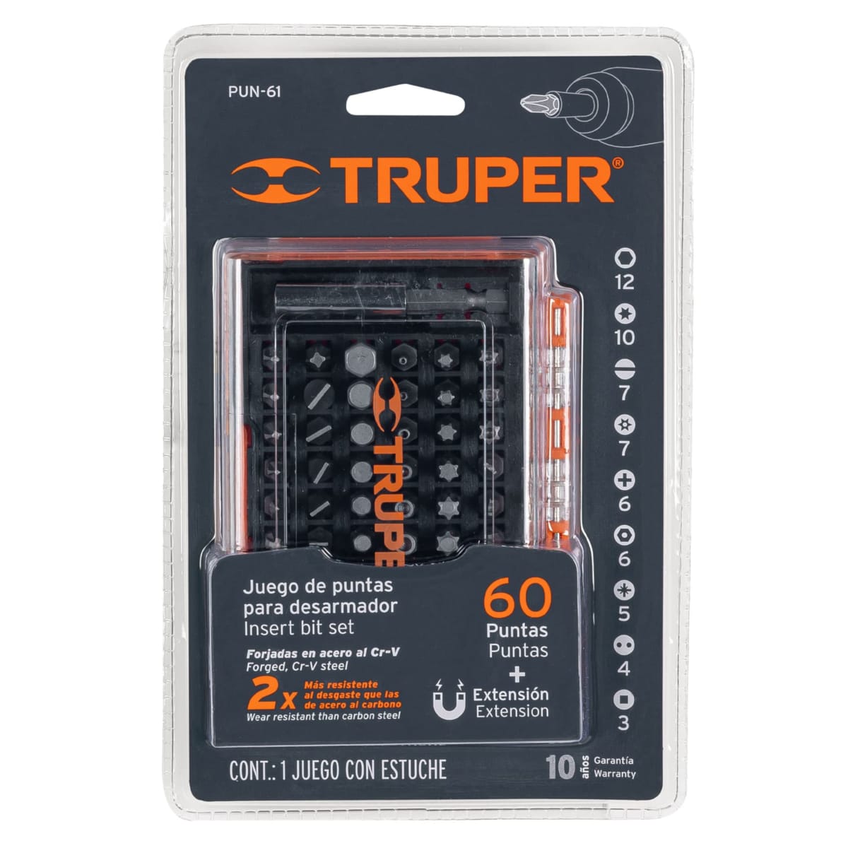 Juego de puntas mixtas 61 piezas 1