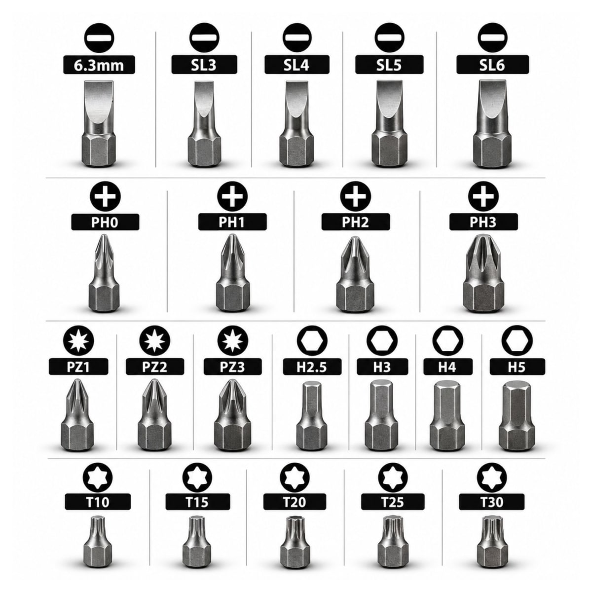 Set de Desarmadores Manuales 21 Piezas DongCheng D0906903