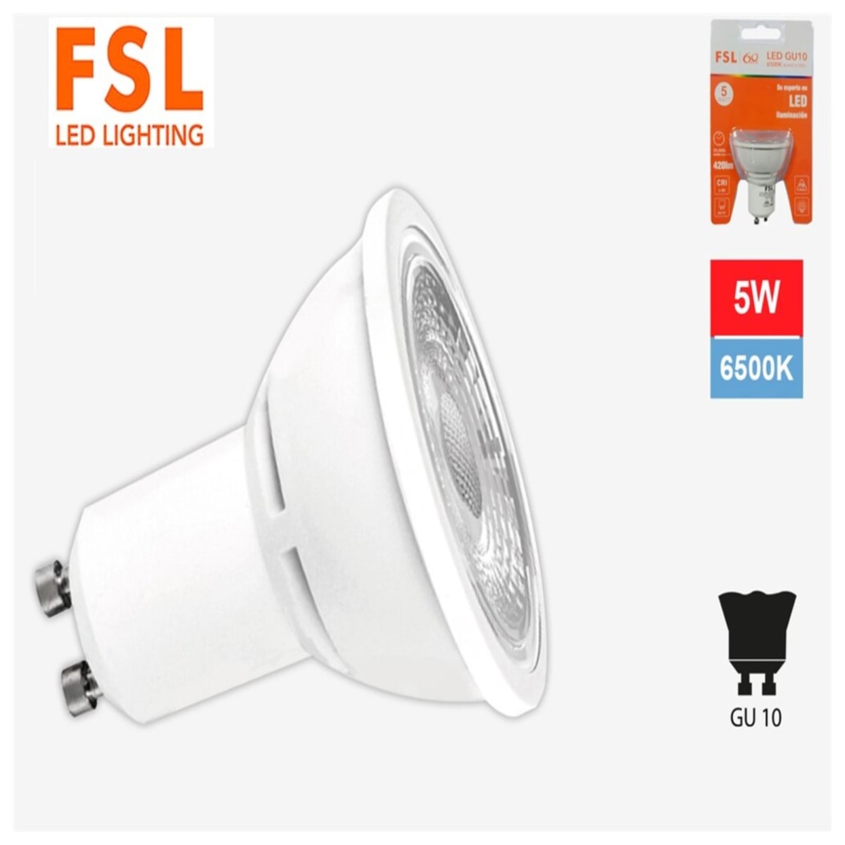DICROICO LED LAMPARA 5W FSL3