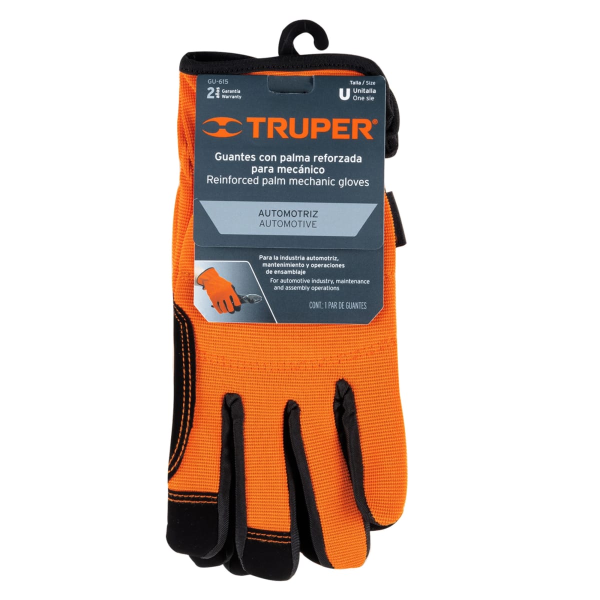Guantes para mecanico reforzada UNITALLA Truper3