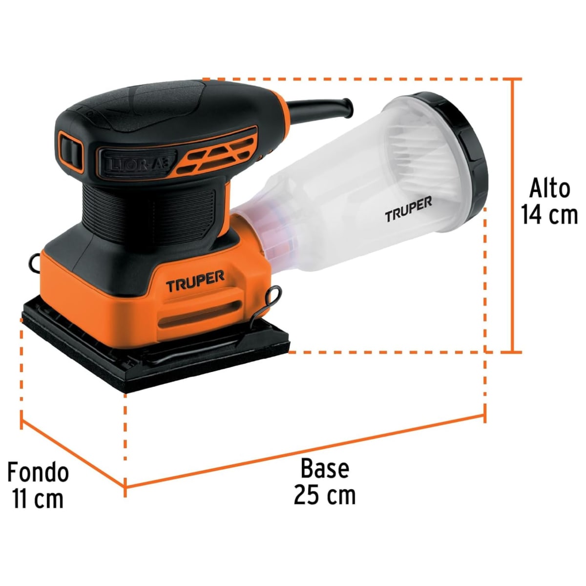 Combo lijadora orbital 240w y sierra caladora 750w -Truper3