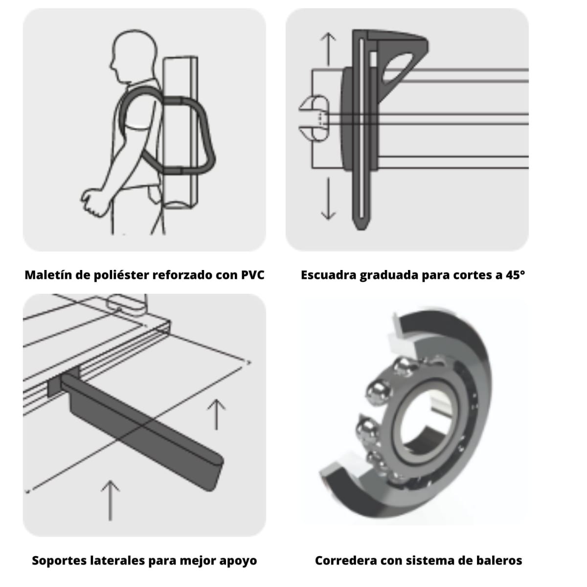 Cortapisos de Porcelanato, mayolica 102cm  Truper Expert3