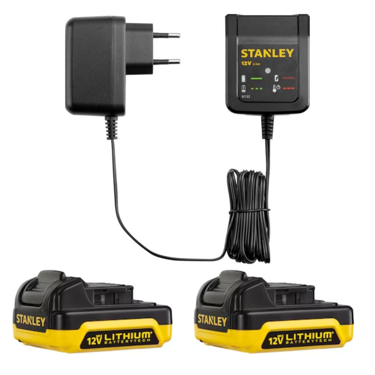 Taladro atornillador inalámbrico 12V + 2 baterías Stanley3