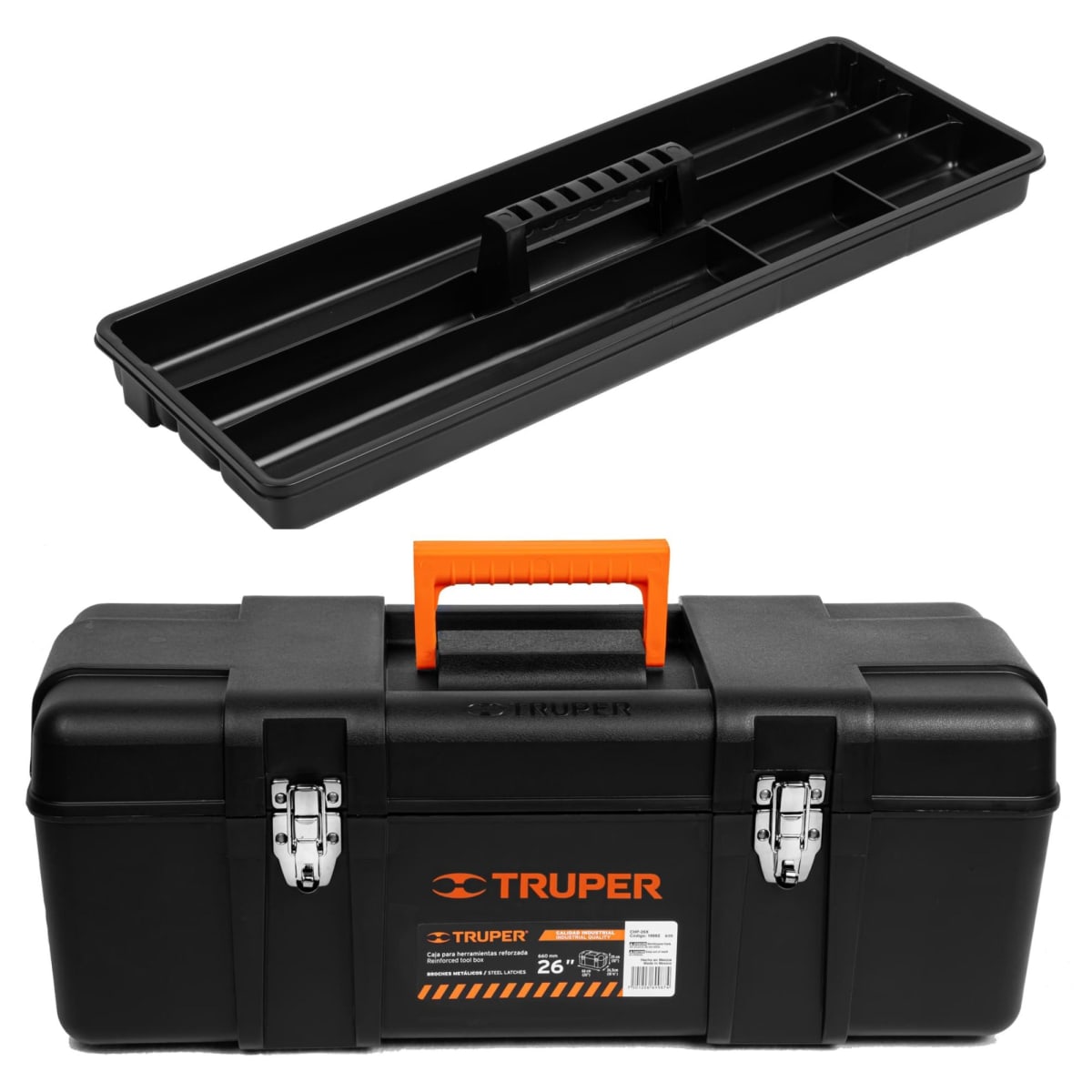 Caja para herramienta de 26 industrial broches metálicos3