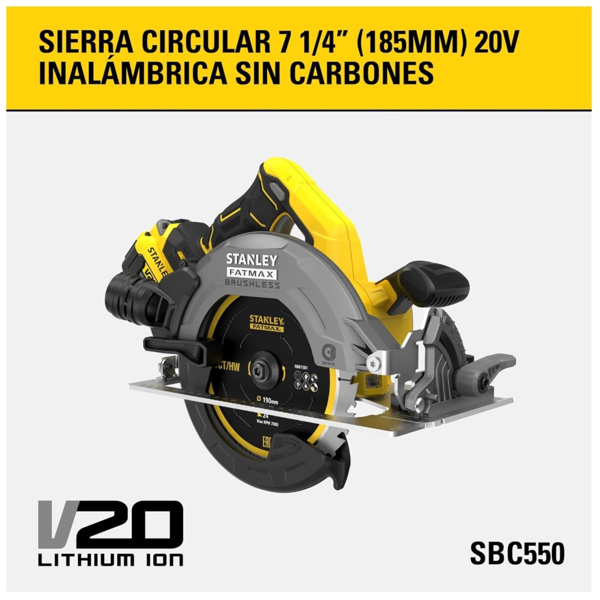 Sierra circular 7 1/4