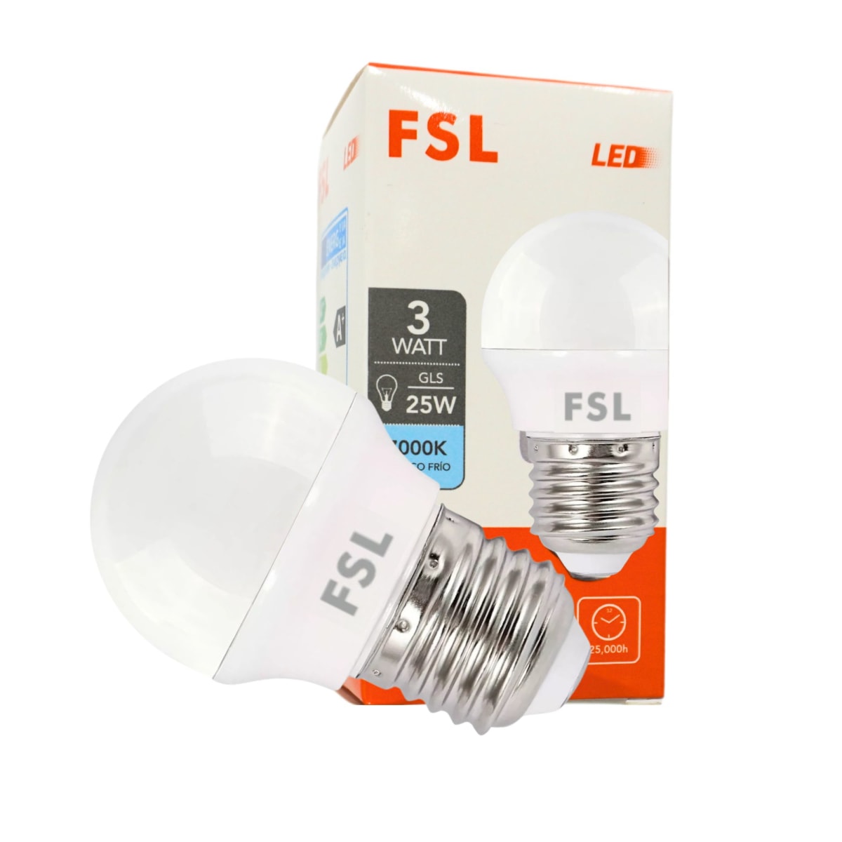 Foco led 3W luz blanco mini foco FSL pack 3 unidades3