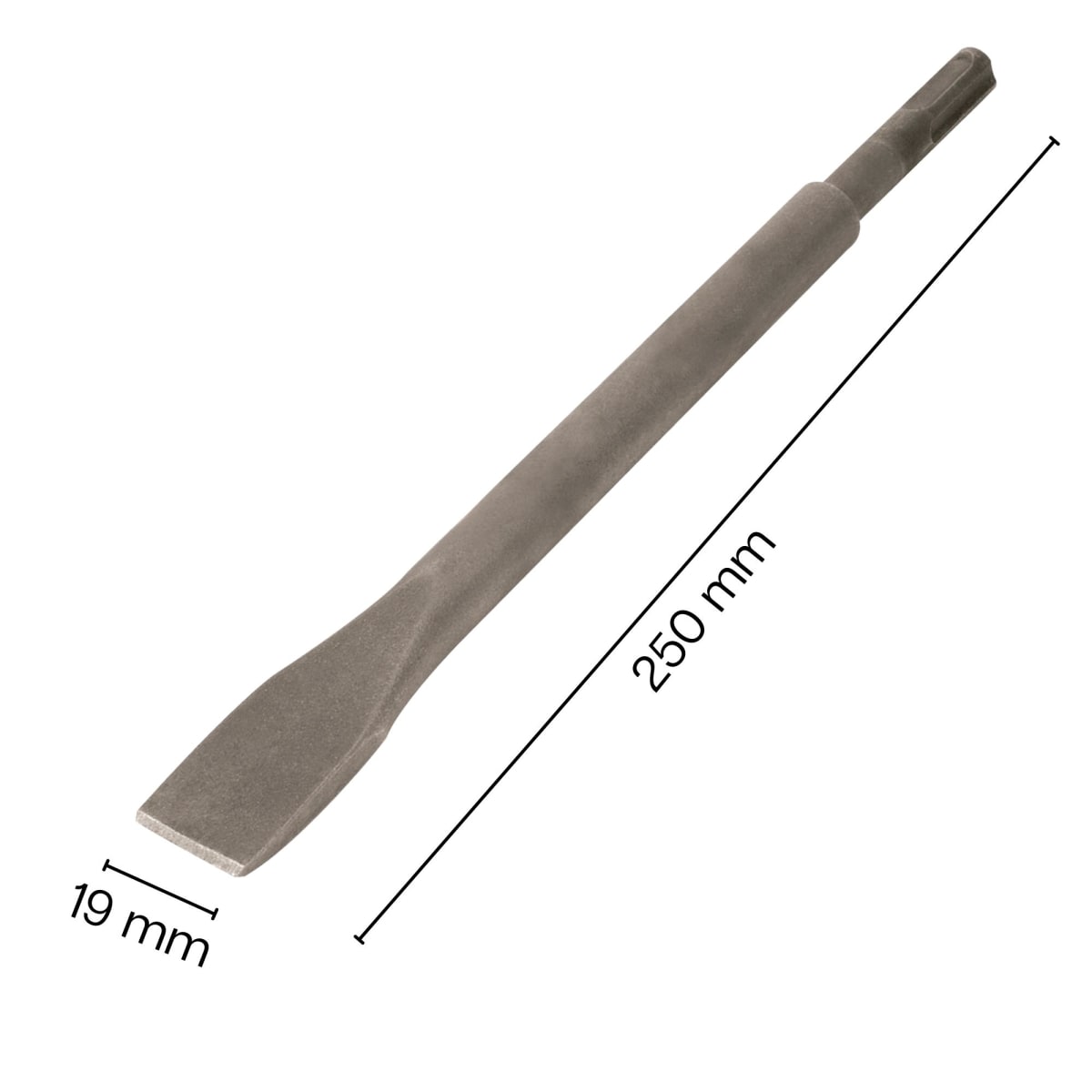 Cincel plano delgado SDS Plus p rotomartillo 3/4