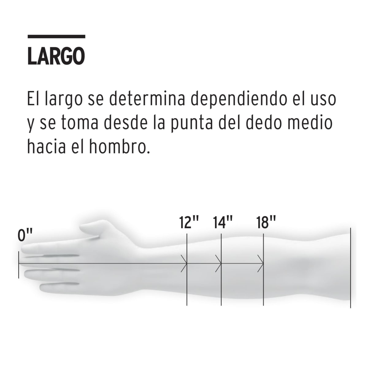 Guantes látex INDUSTRIAL puño largo 9 talla G - TRUPER3